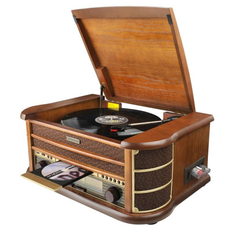 Gramofon Hyundai Retro RTCC 513 RIP dřevo