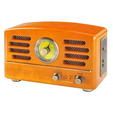 Radiopřijímač Hyundai Retro RA 302, dub dřevo Radiopřijímač Hyundai Retro RA 302, dub dřevo