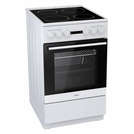 Sklokeramický sporák Mora C 512 BW bílý